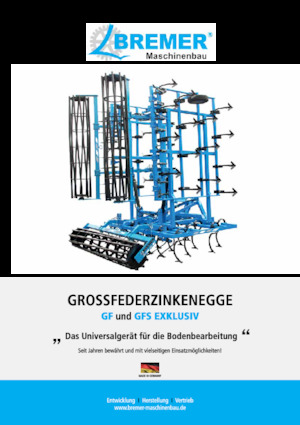 Scheiben- u. Zinkeneggen Bremer GFS 12