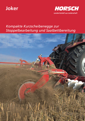 Scheiben- u. Zinkeneggen Horsch Joker 6 RT