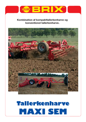 Scheiben- u. Zinkeneggen Brix Maxi-SEM 30