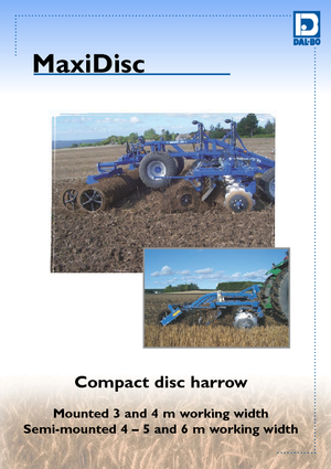 Scheiben- u. Zinkeneggen DAL-BO MaxiDisc 400