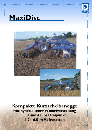 Scheiben- u. Zinkeneggen DAL-BO MaxiDisc 400