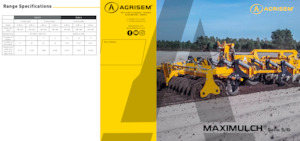 Scheiben- u. Zinkeneggen Agrisem Maximulch 3.00 Serie 5