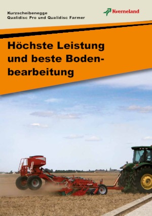 Scheiben- u. Zinkeneggen Kverneland Qualidisc Farmer 4000 F
