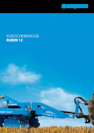 Scheiben- u. Zinkeneggen Lemken Rubin 12/500 KUA
