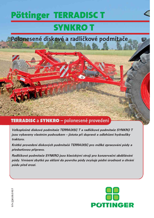 Scheiben- u. Zinkeneggen Pöttinger Terradisc  5000 T