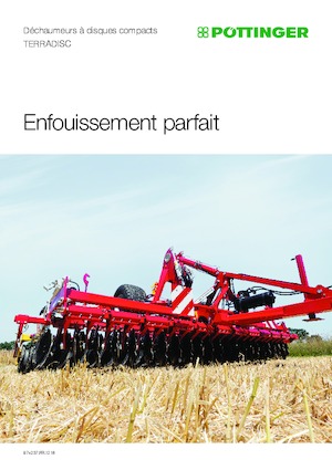 Scheiben- u. Zinkeneggen Pöttinger Terradisc 8001 T