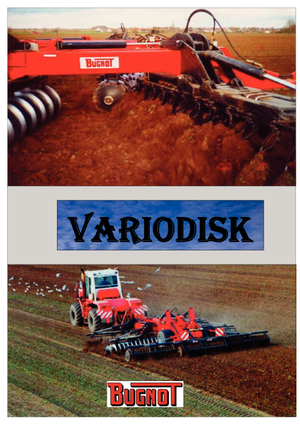 Scheiben- u. Zinkeneggen Bugnot Variodisk 230-72