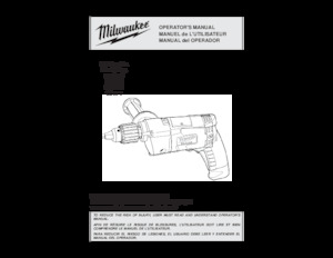 Bohrer und Schraubendreher Milwaukee 0244-1