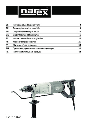Bohrer und Schraubendreher Narex EVP 16 K-2