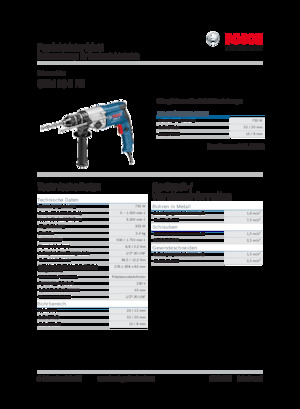 Bohrer und Schraubendreher Bosch GBM 13-2 RE