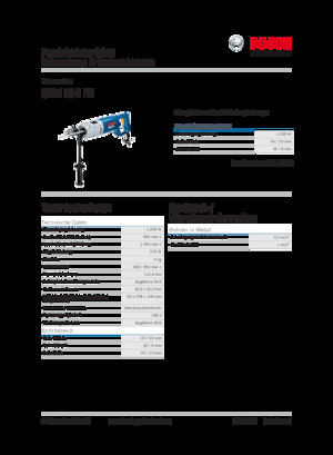 Bohrer und Schraubendreher Bosch GBM 16-2 RE