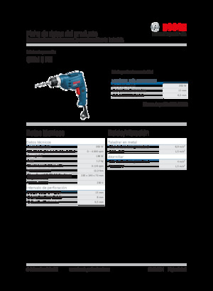 Bohrer und Schraubendreher Bosch GBM 6 RE