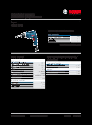 Bohrer und Schraubendreher Bosch GBM 6 RE