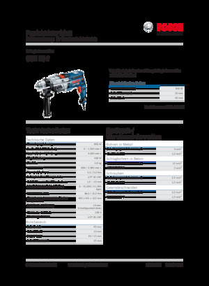 Bohrer und Schraubendreher Bosch GSB 20-2