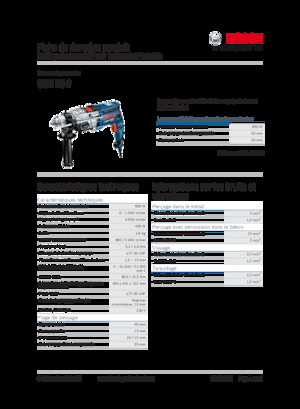 Bohrer und Schraubendreher Bosch GSB 20-2
