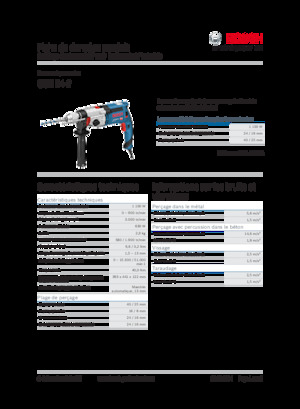 Bohrer und Schraubendreher Bosch GSB 24-2