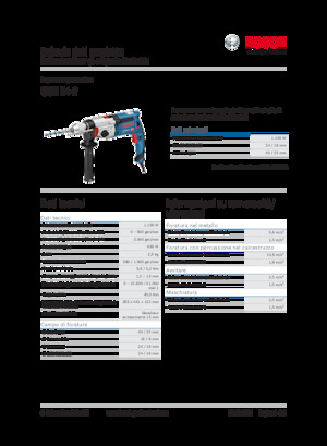 Bohrer und Schraubendreher Bosch GSB 24-2