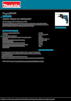 Bohrer und Schraubendreher Makita HP1230