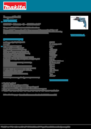 Bohrer und Schraubendreher Makita HP1640K