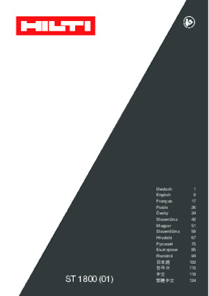 Bohrer und Schraubendreher Hilti ST 1800