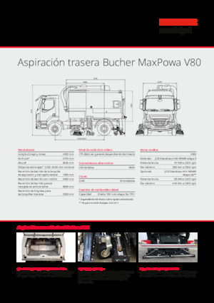 LKW-Kehrmaschinen-Dual Bucher-Schörling MaxPowa V80h