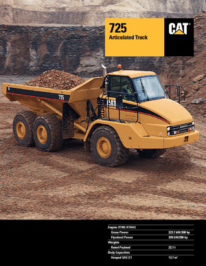 Dumper Caterpillar 725