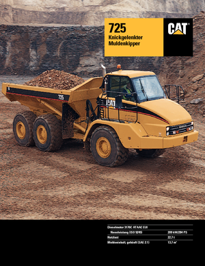 Dumper Caterpillar 725