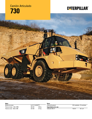 Dumper Caterpillar 730