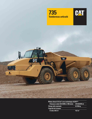 Dumper Caterpillar 735B