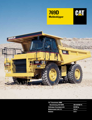 Muldenkipper-SKW Caterpillar 769 D