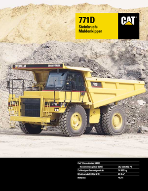 Muldenkipper-SKW Caterpillar 771 D