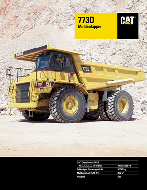 Muldenkipper-SKW Caterpillar 773 D