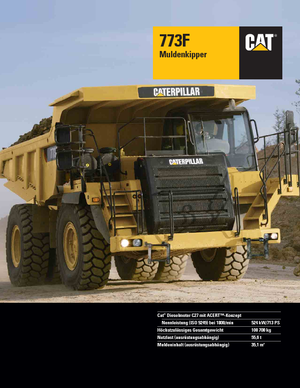 Muldenkipper-SKW Caterpillar 773F