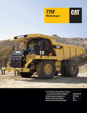 Muldenkipper-SKW Caterpillar 775F