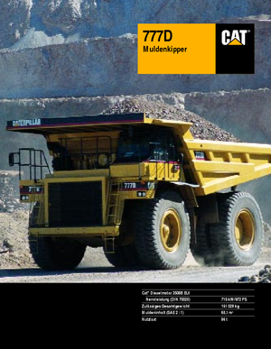 Muldenkipper-SKW Caterpillar 777 D