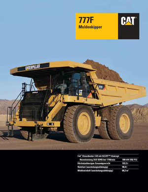 Muldenkipper-SKW Caterpillar 777F