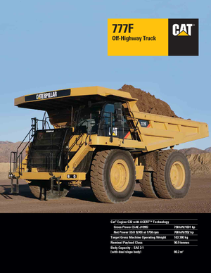 Muldenkipper-SKW Caterpillar 777F