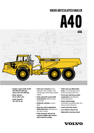 Dumper Volvo A40