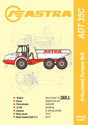 Dumper Astra ADT 35 C