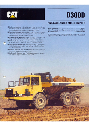 Dumper Caterpillar D 300 D