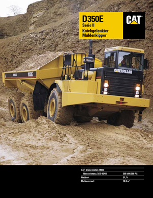 Dumper Caterpillar D 350 E