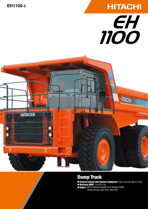 Muldenkipper-SKW Hitachi EH 1100