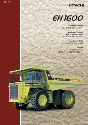 Muldenkipper-SKW Hitachi EH 1600