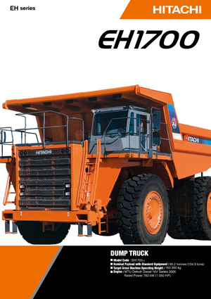 Muldenkipper-SKW Hitachi EH 1700-3