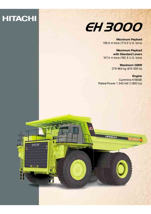 Muldenkipper-SKW Hitachi EH 3000