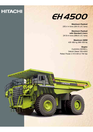 Muldenkipper-SKW Hitachi EH 4500