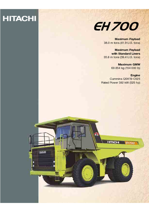 Muldenkipper-SKW Hitachi EH 700-2