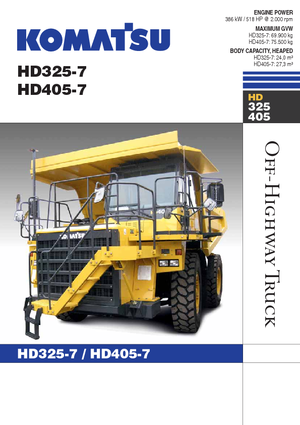Muldenkipper-SKW Komatsu HD325-7