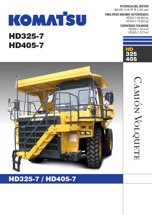 Muldenkipper-SKW Komatsu HD405-7