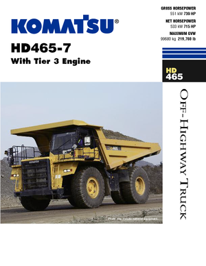 Muldenkipper-SKW Komatsu HD465-7E0